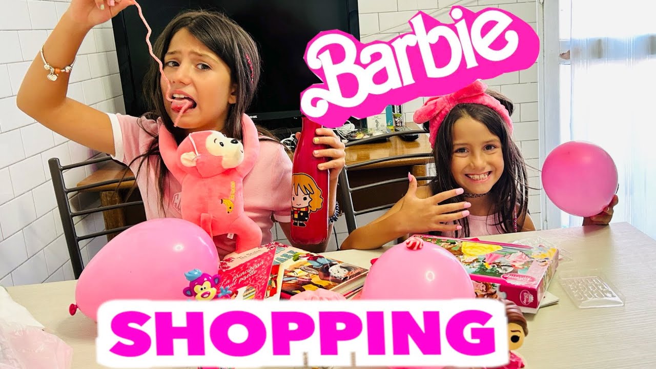 SHOPPING di un solo COLORE ROSA BARBIE per 24 ORE! #vanessaeanastasia #mammaromina