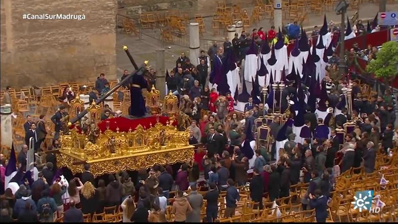 Los Gitanos a la salida de Catedral, Madrugá 2017