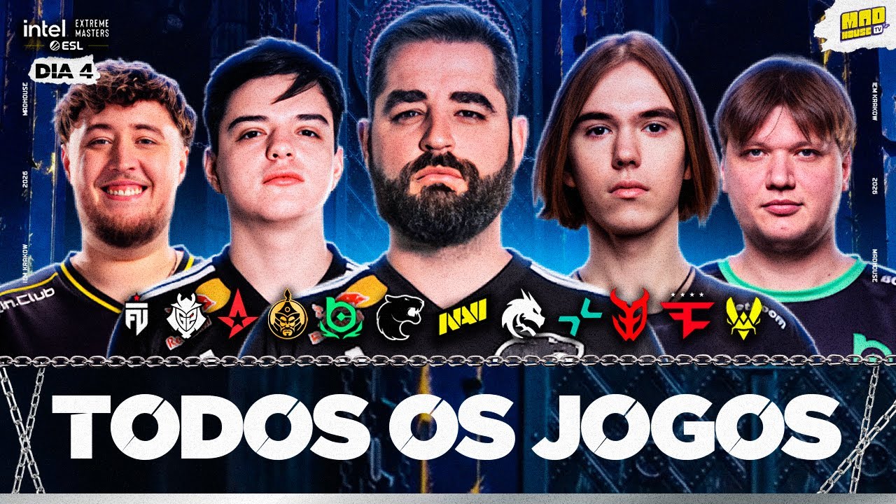 NAVI X PARIVISION - IEM KRAKÓW 2026 (DIA 04) - AO VIVO - !jogocs !social