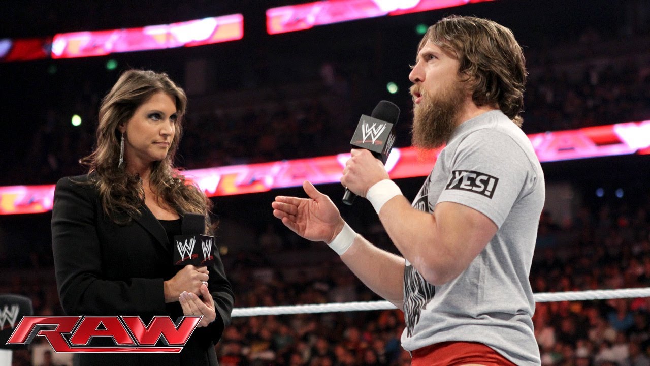 Daniel Bryan is furious with Stephanie McMahon about losing the WWE Title: Raw, August 19, 2013