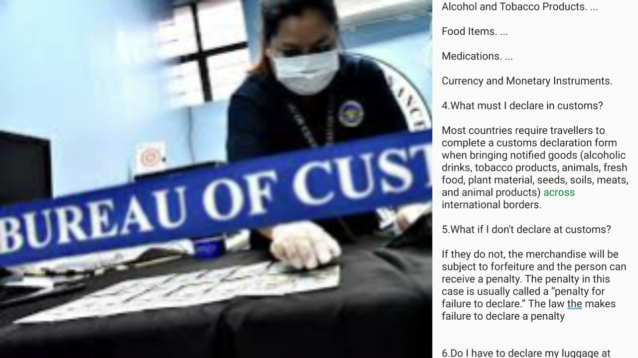ETRAVEL  CUSTOMS DECLARATION MUST BE KNOW ALL TRAVELLERS PHILIPPINES