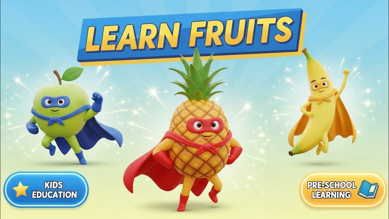 Fruits Learning Video for Kids | Kids Education & Fun