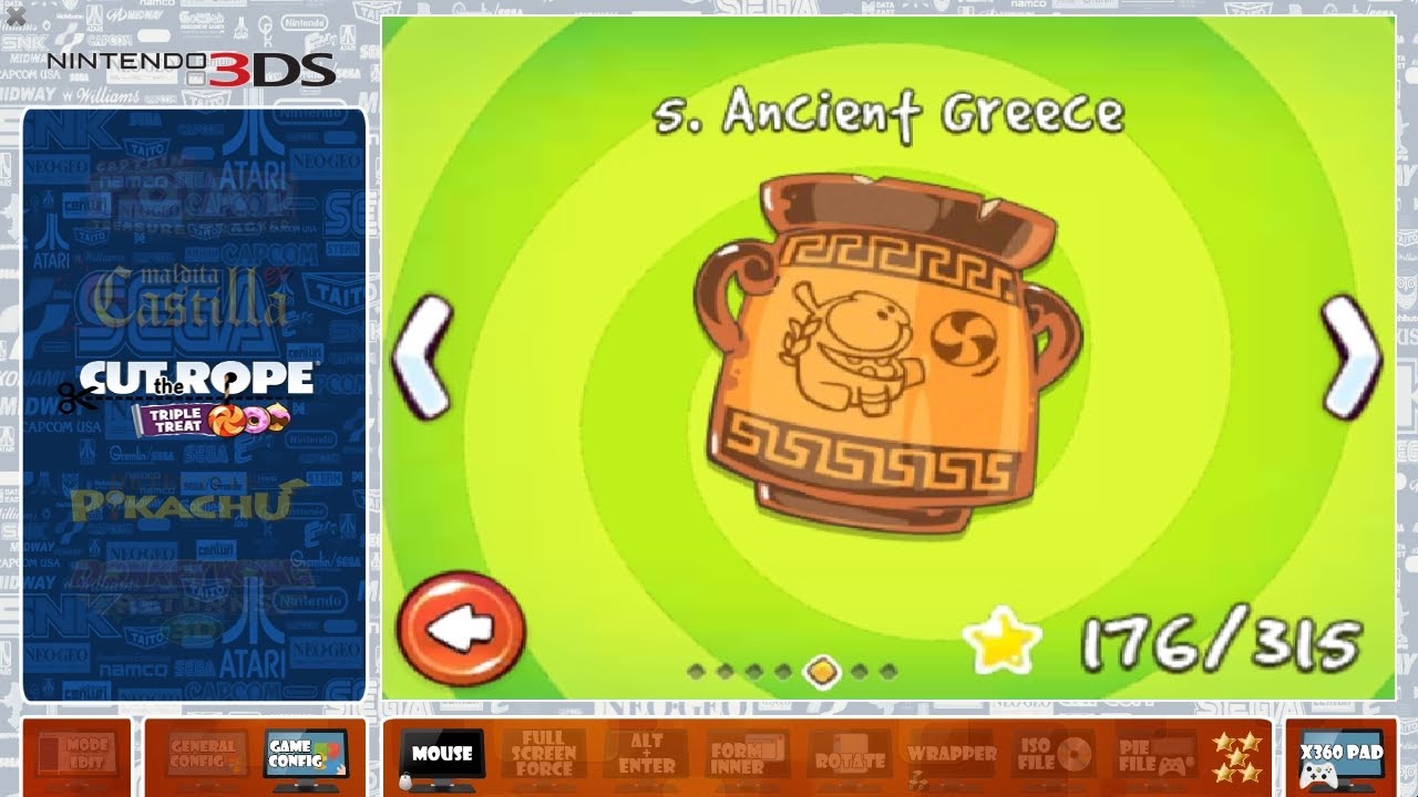 Cut the Rope Triple Treat Time Travel [Ancient Greece]