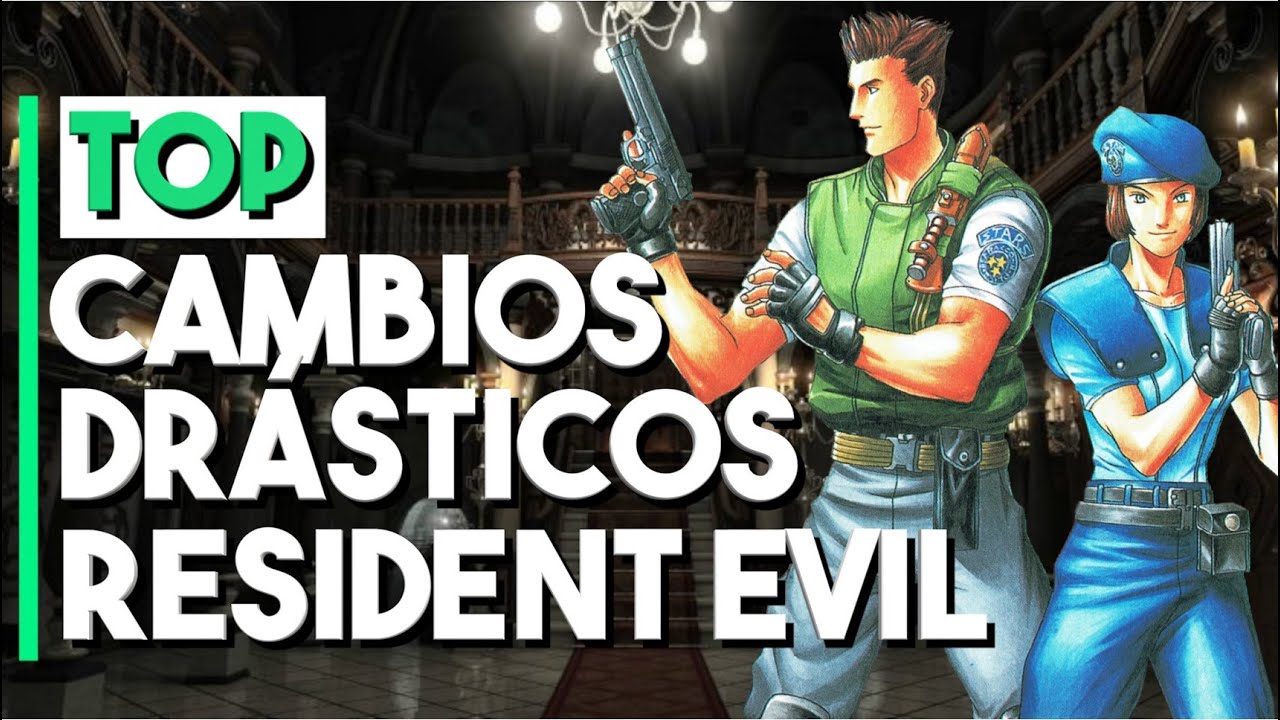RESIDENT EVIL: Los 10 CAMBIOS más IMPORTANTES que ha sufrido LA SAGA