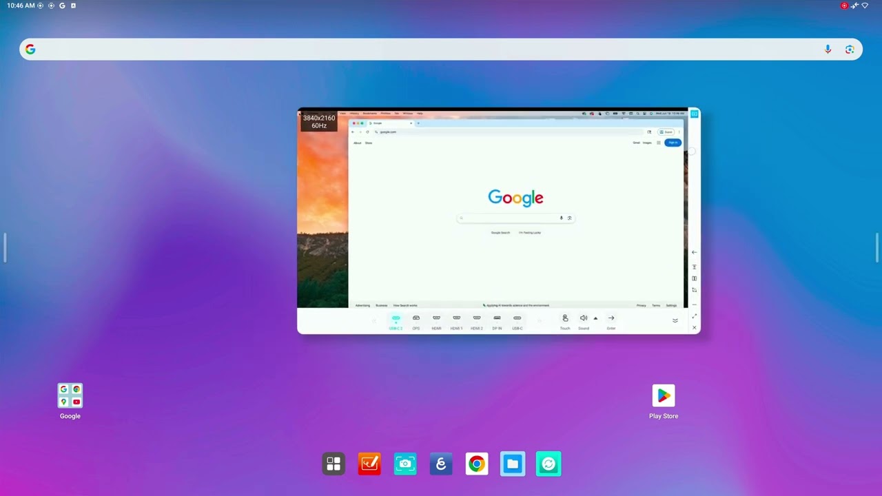 Learn Promethean: Using the Touch-enabled Live Source Preview on your ActivPanel LE