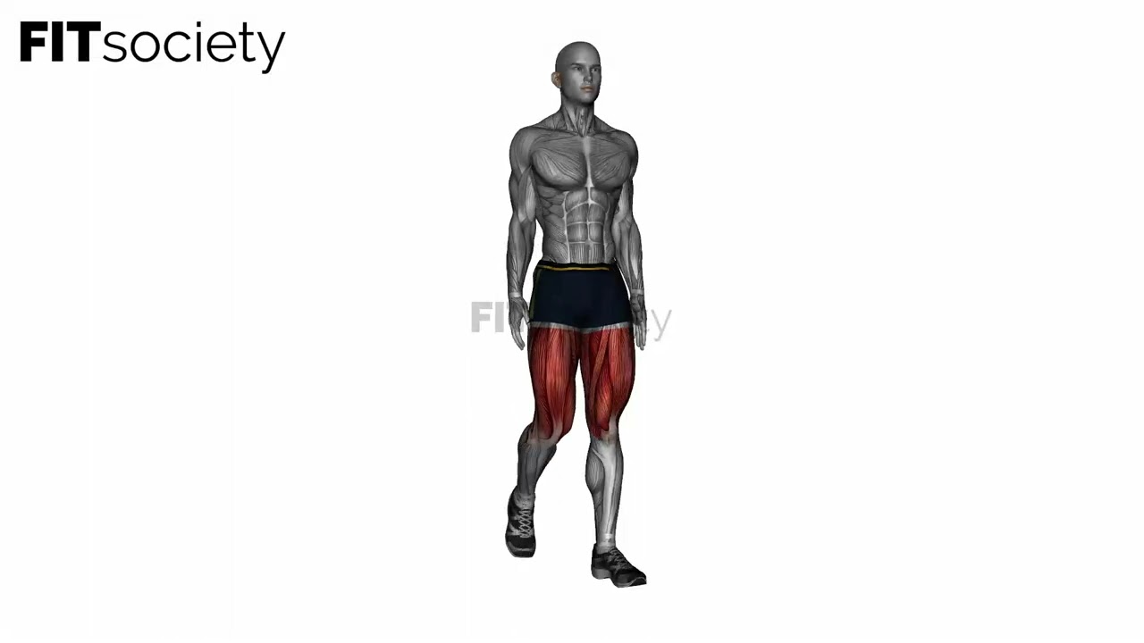 Standing Quadriceps Stretch - Exercise - Fitness Oefening - Fitsociety