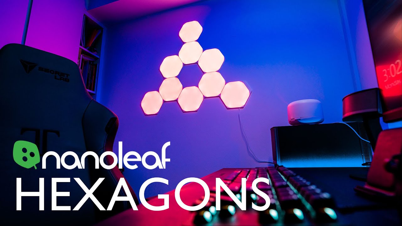 Полный обзор и настройка Nanoleaf Hexagon Shapes 2021