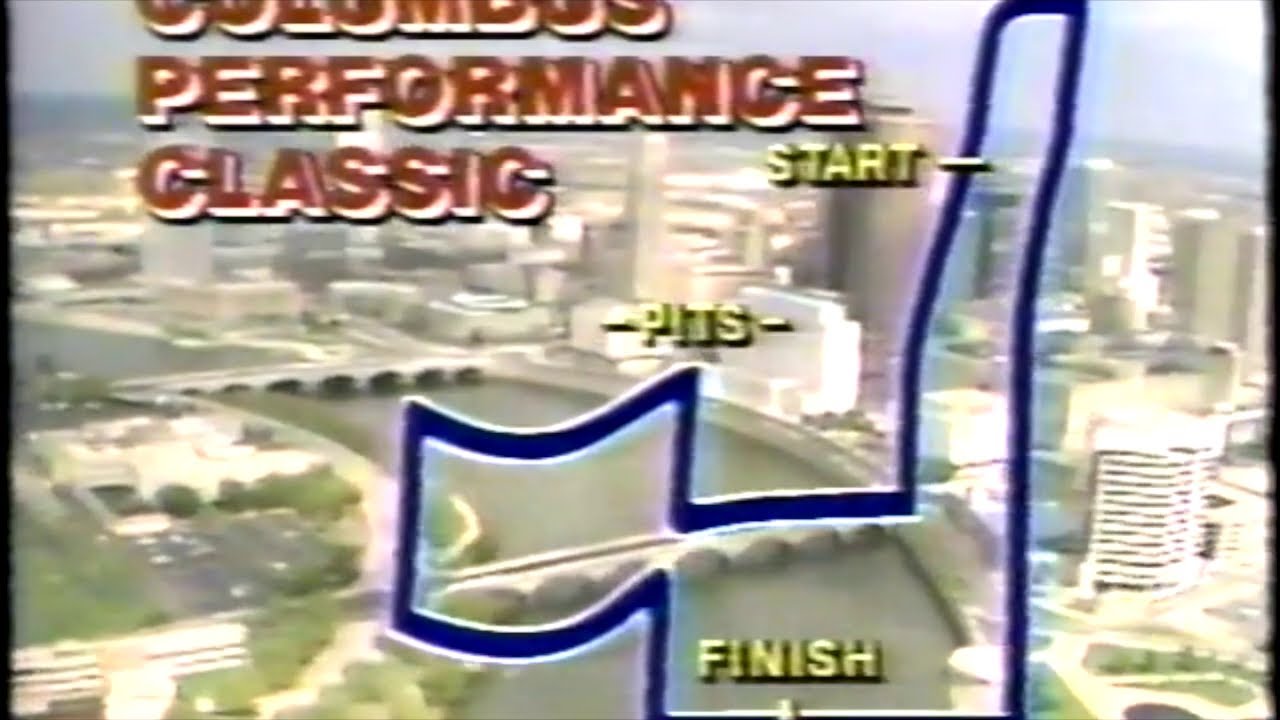 Columbus Street Circuit IMSA Onboard Lap 1985