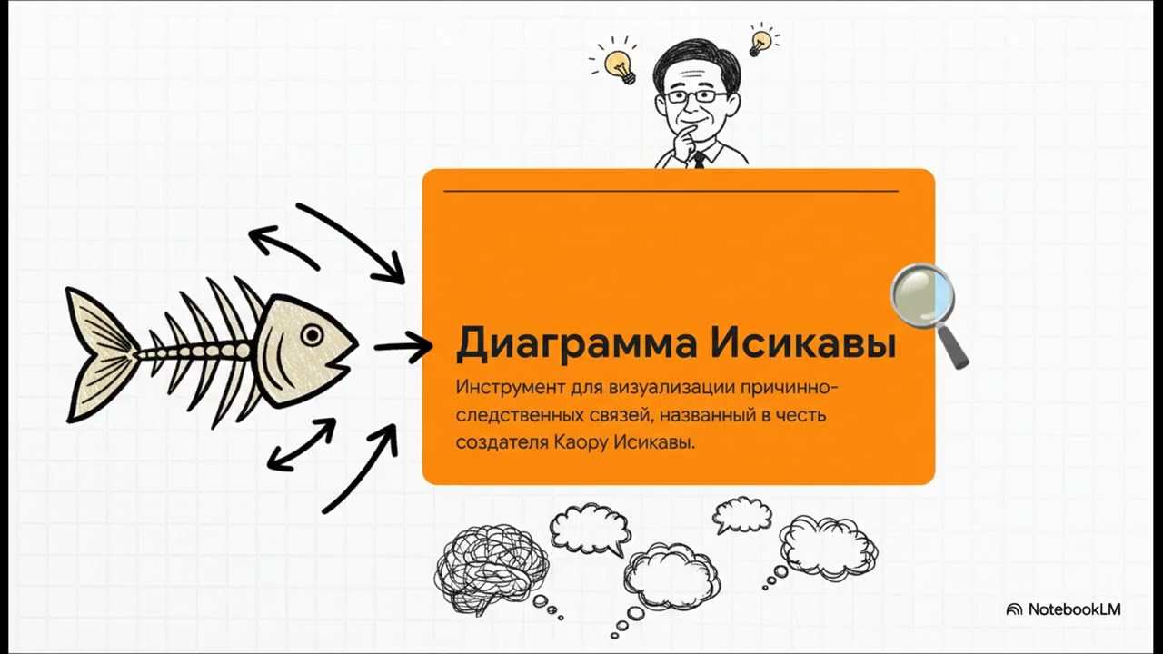🎓 Фреймворк № 17 Диаграмма «рыбья кость»