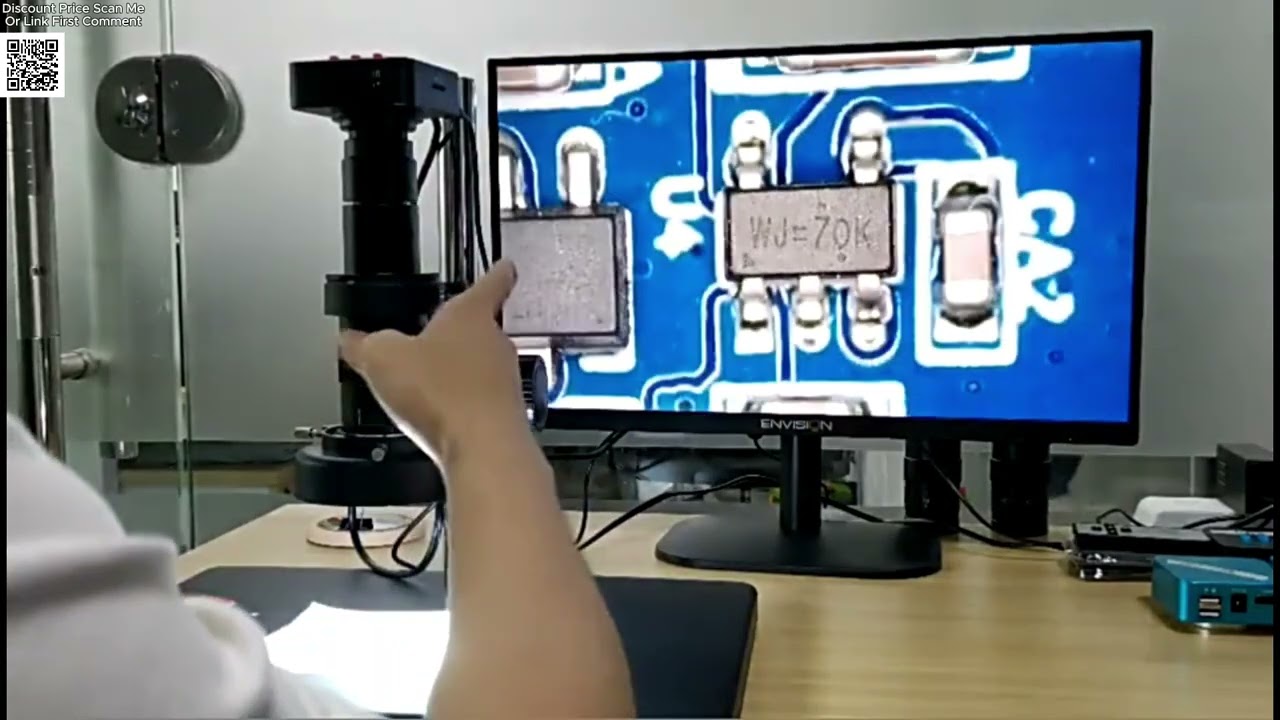 Test YIZHAN 48MP 4K Digital Microscope Camera From Aliexpress