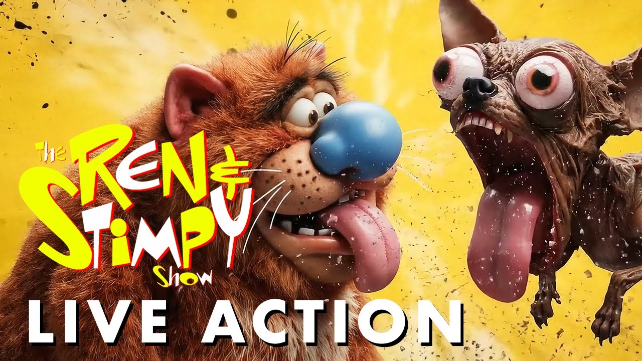 The Ren & Stimpy Show | Live Action | Google Veo 3