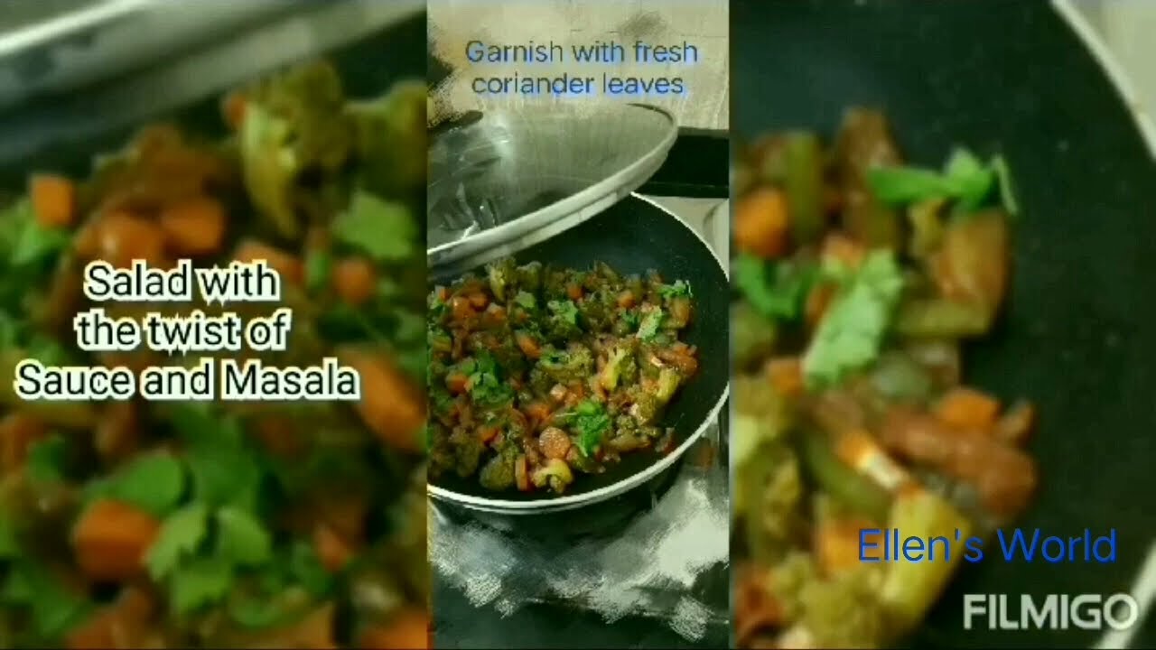 Salad Recipe / Vegetable Salad.Must try -Quick and Easy 