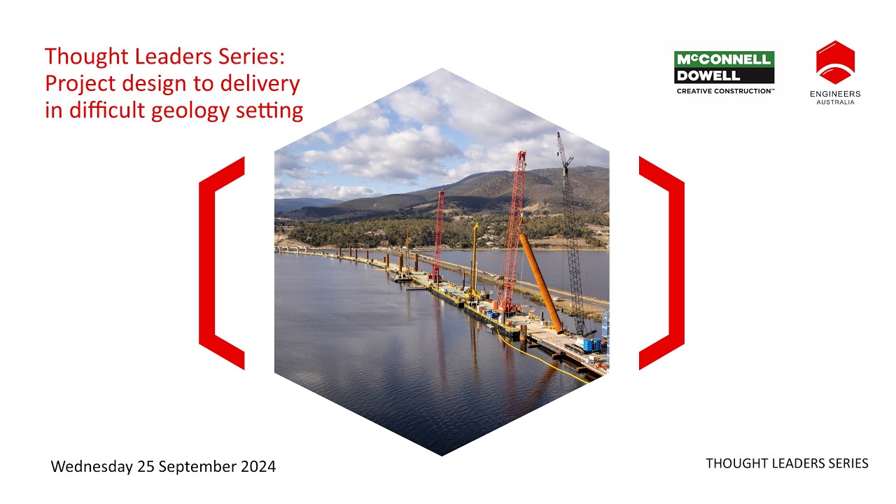 Thought Leaders Series: Project design to delivery in difficult geology setting