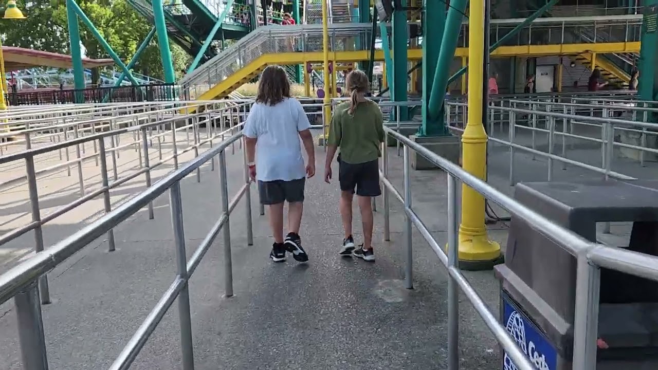raptor queue line walkthrough cedar Point