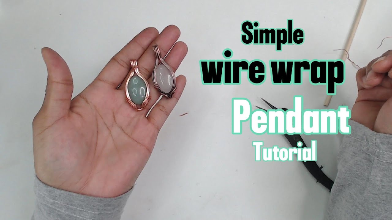 Simple Wire Wrap Pendant Tutorial