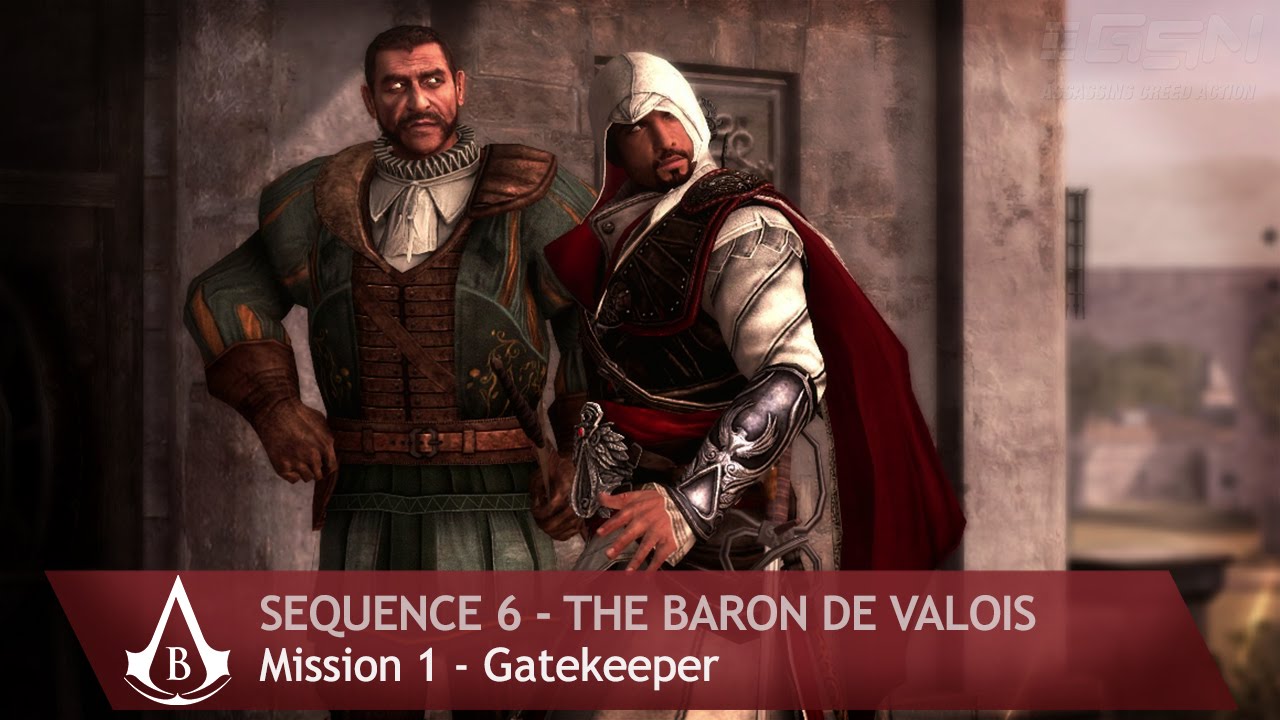 Assassin's Creed: Brotherhood - Sequence 6 - Mission 1 - Gatekeeper (100 Sync)