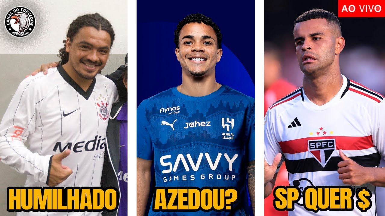 KAIO CÉSAR E OS PROBLEMAS PRA SER LIBERADO | SÃO PAULO QUER GRANA POR ALISSON | PERDIGÃO HUMILHADO +