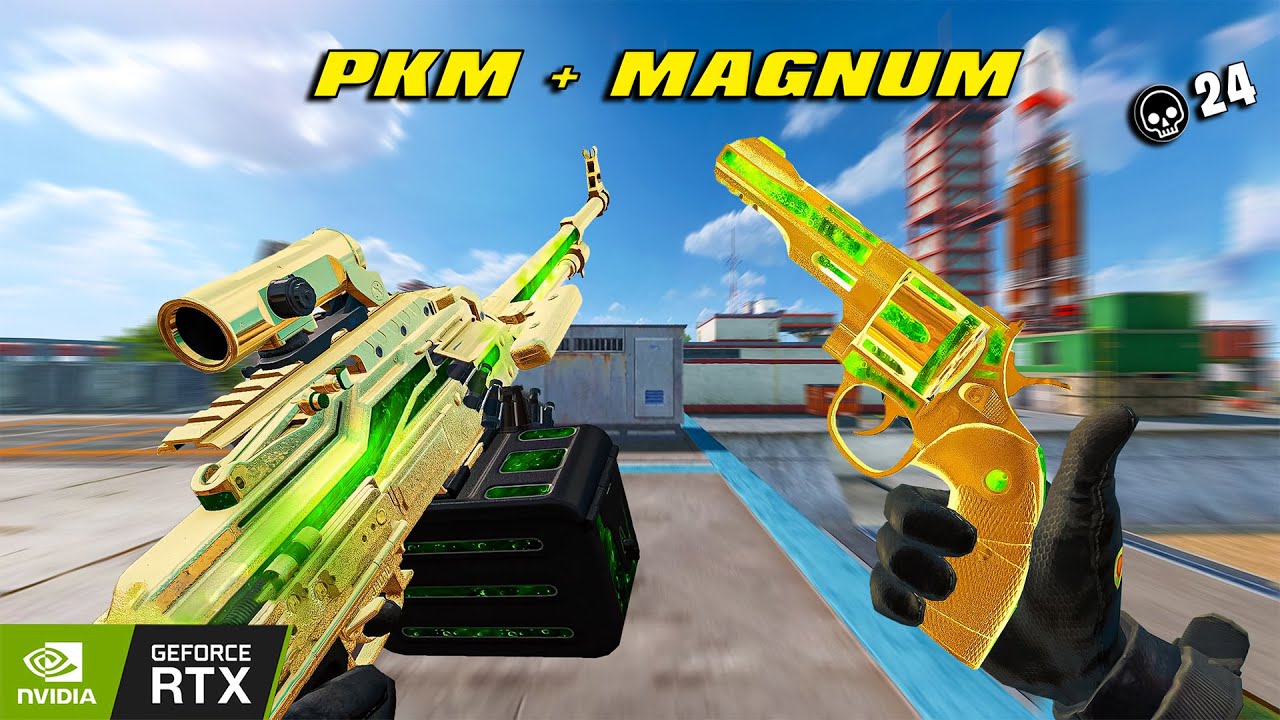 PKM Venom Scope 4 + Magnum Venom 24 Kill Random Squad Evo Blood Strike Max Graphic