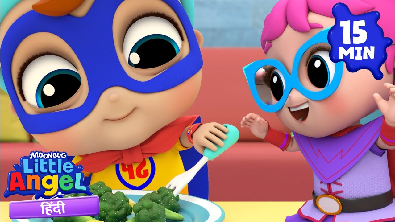 Sabzi Bhi Yummy Hai! Healthy Eating Fun For Kids | Hindi Rhymes for Children | Little Angel Hindi