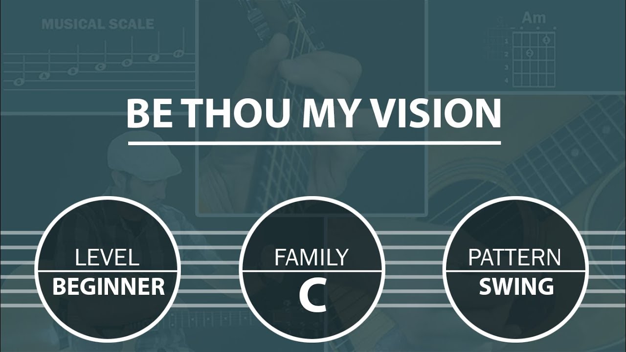Be Thou My Vision (Hymn) | How To Play On Guitar | Beginner
