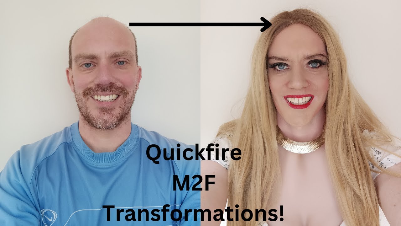 QUICKFIRE M2F TRANSFORMATIONS! | Crossdress Life