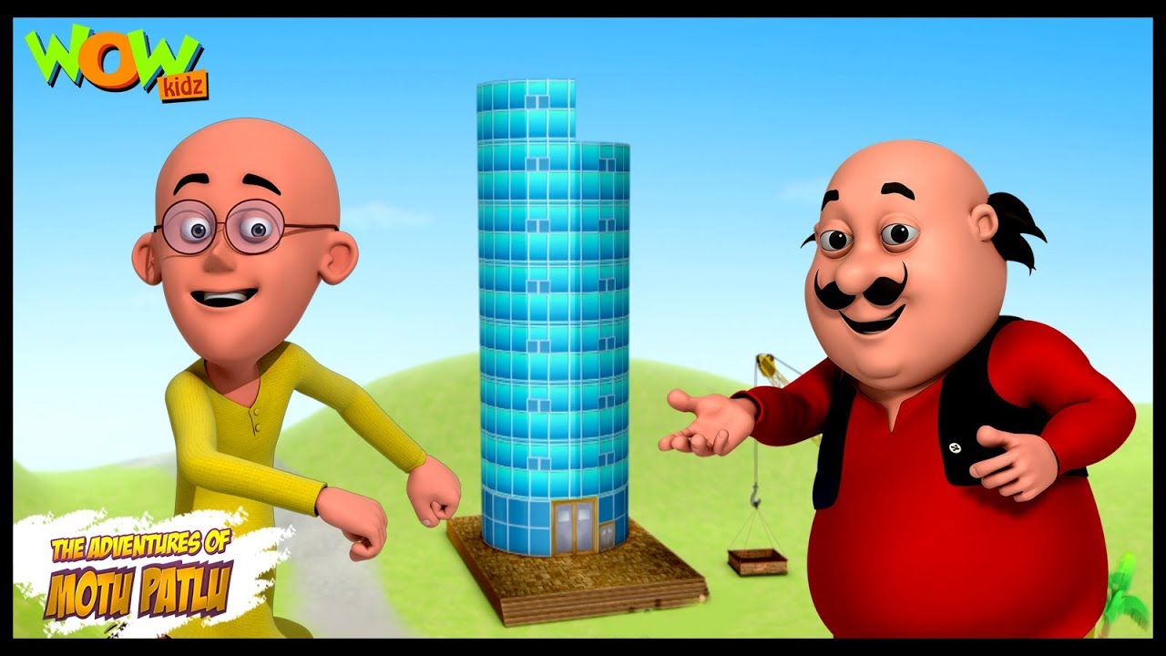 Motu Patlu Cartoons In Hindi | Animated cartoon | mobile tower | Wow Kidz