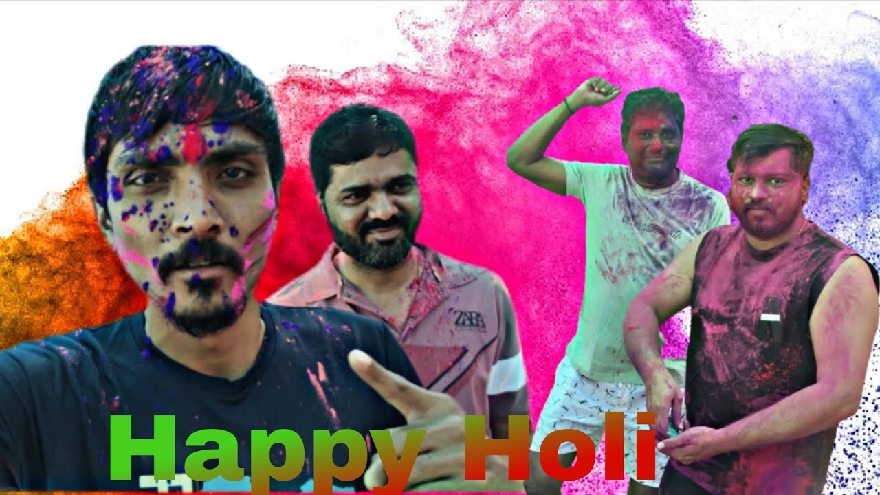 Happy Holi #funny #viralvideo #vlog #comedy #food #viralreels #gujarati 
