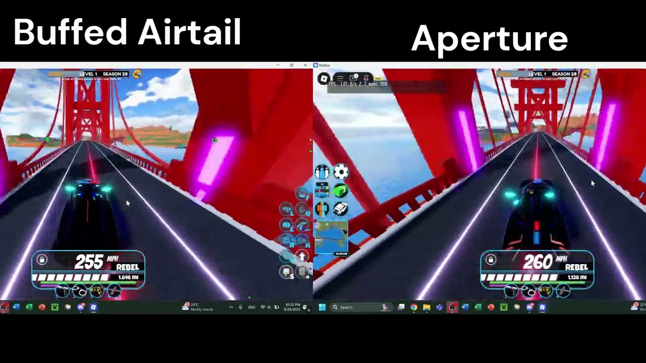 Comparing all newly Retuned/Buffed cars with other cars in the Map (Roblox Jailbreak) Season 28