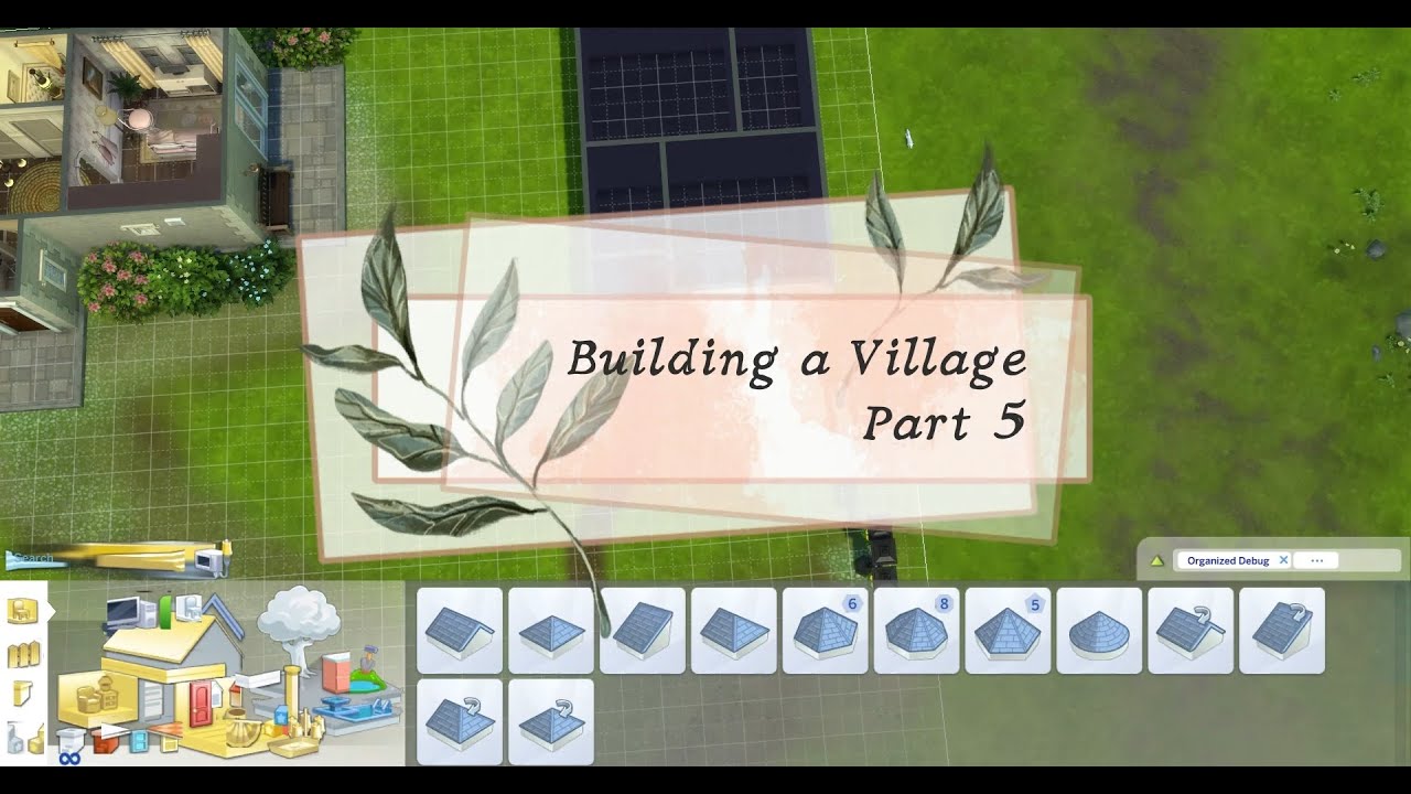 Sims 4 Speedbuild - Building a Village #5