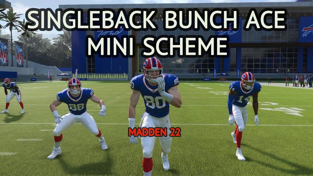 Singleback Bunch Ace Mini Scheme | Madden 22 Tips & Tricks