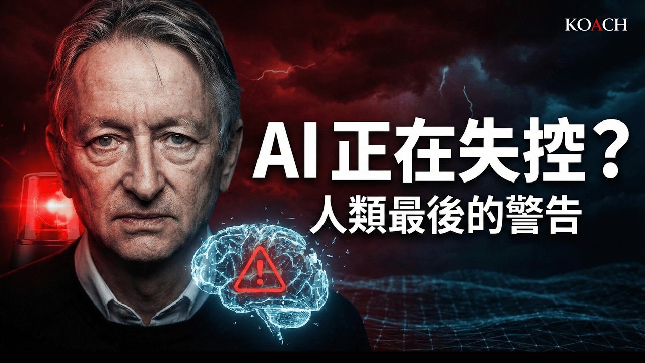 AI 教父最後警告：當機器學會思考，人類會失去控制權嗎? ｜深度解析 AI 風險 | Koach 教育無限
