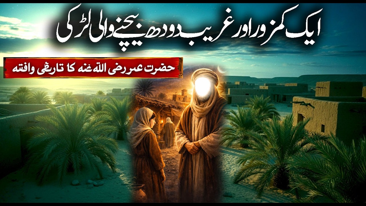 “Woh Larki Jis Ne Sirf Allah Se Madad Maangi | Hazrat Umar RA Ka Adbiyaat Wala Waqia |