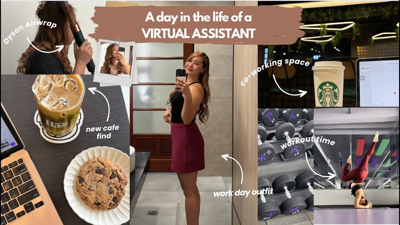 ✨ A Day in the Life of a Virtual Assistant in Cebu - Dyson Airwrap, Workout, Gym, WFH, Bo's ☕️👩‍💻 ✨