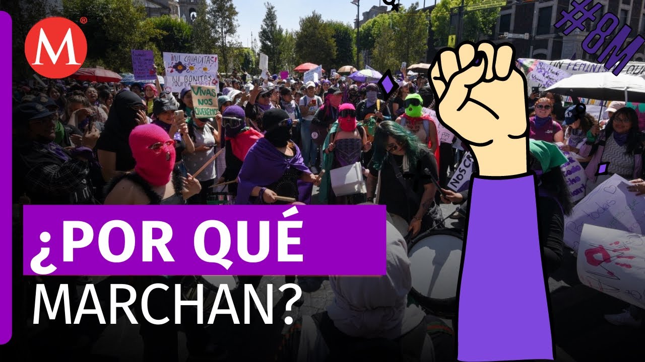Mujeres mexicanas se preparan para las manifestaciones del 8M