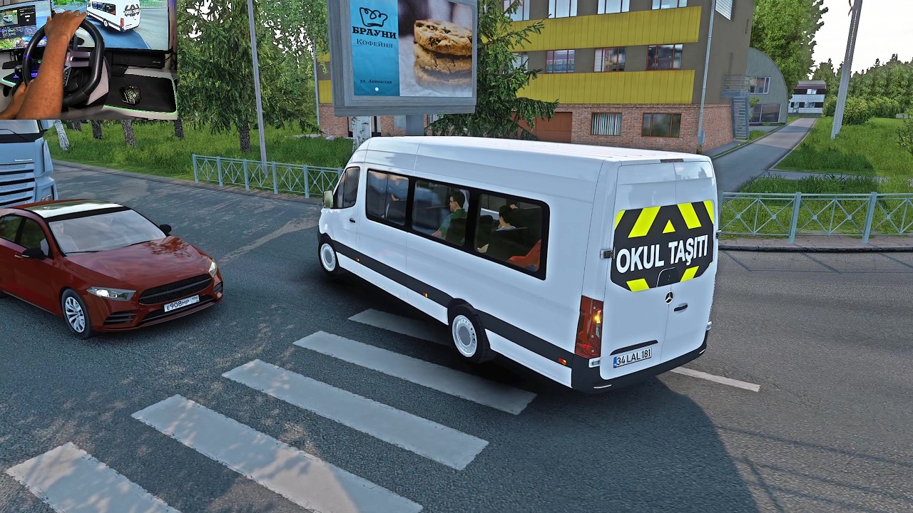 Euro Truck Simulator Mods- Mercedes Benz Sprinter with PXN V9 Gen 2