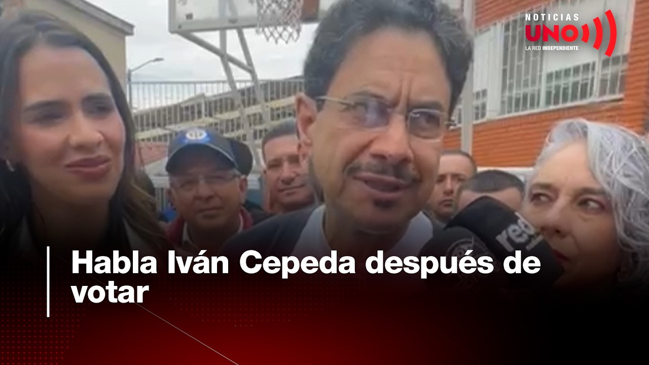 Habla Iván Cepeda después de votar| Noticias UNO