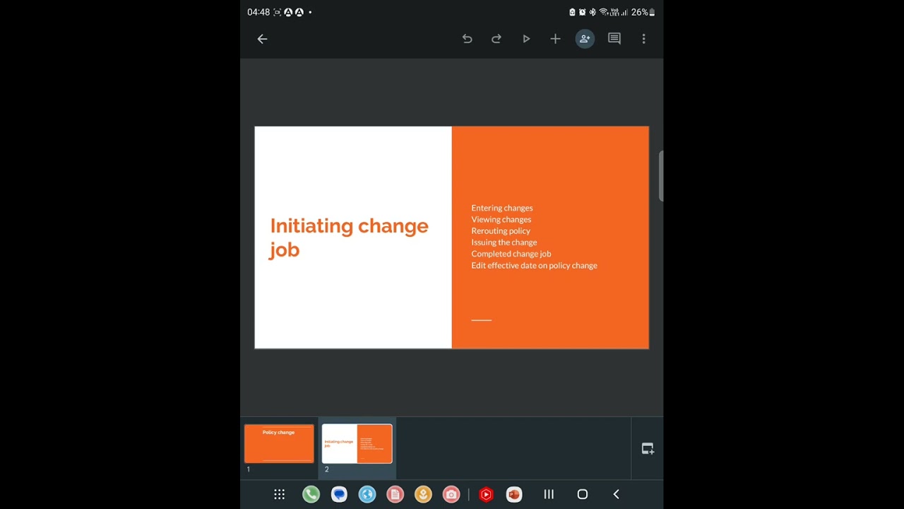 Guidewire Tutorial || Policy change
