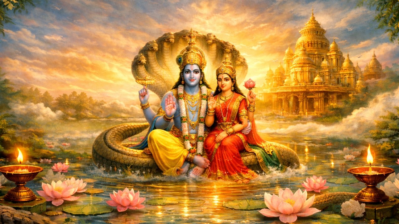 ಶ್ರೀಮನ್ನಾರಾಯಣ ಸುಪ್ರಭಾತಂ 🌸 ಬೆಳಗಿನ ದೈವಿಕ ಆರಂಭ | Lakshmi Narayana Suprabhatham