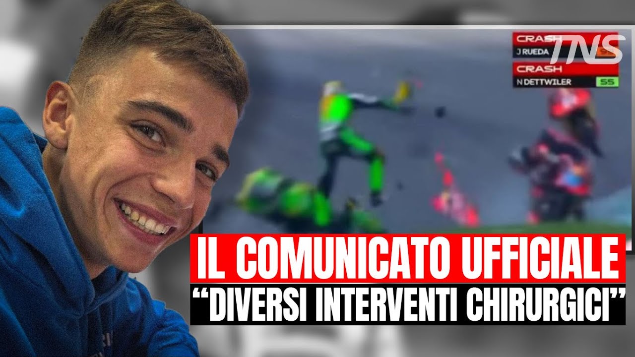 INCIDENTE MOTO3: DETTWILER ARRIVA IL COMUNICATO UFFICIALE SULLE SUE CONDIZIONI.