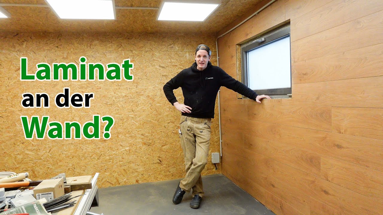 Laminat an der Wand? - Selbstgemacht aber wie?//DIY