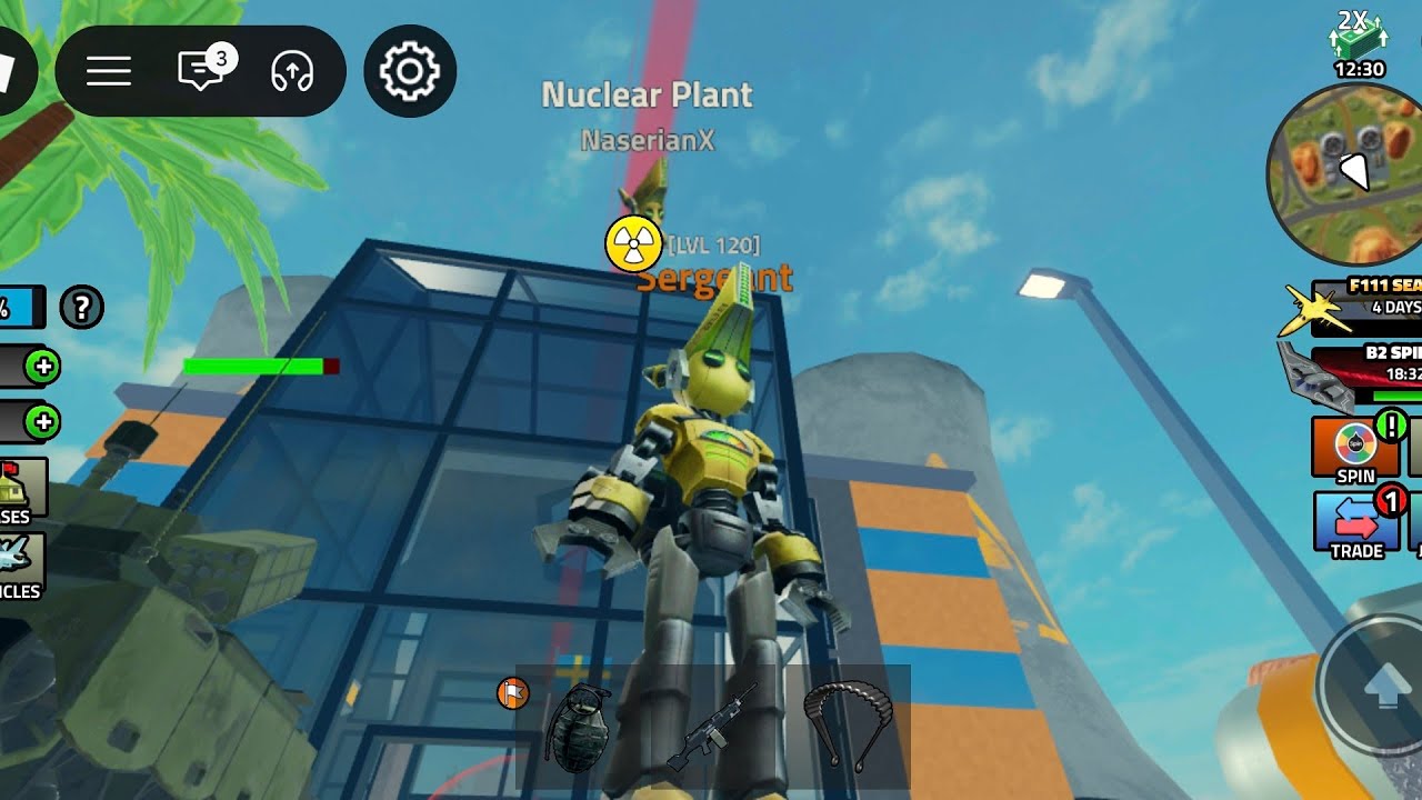 Military Tycoon- Nuke Takeover #shorts #roblox #robloxgames  #robloxgirl #obby 