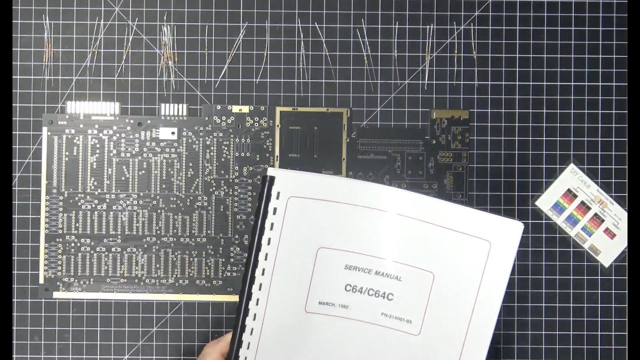 Building a C64 Commodore 64 from Scratch - Part 1 - The Resistors