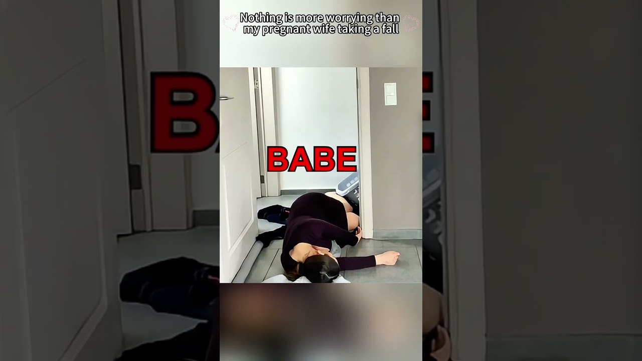 Nothing is more worrying than my pregnant wife falling