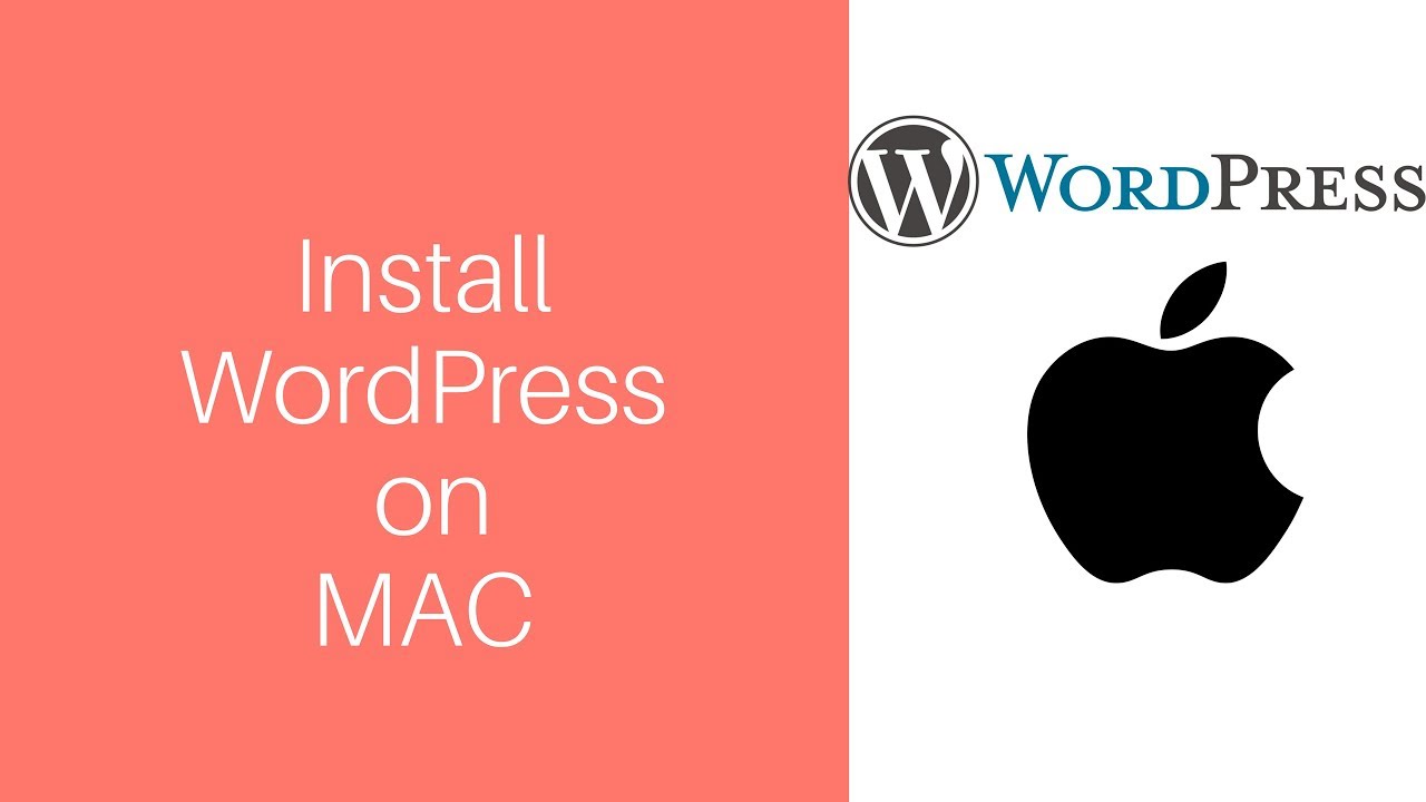 How to install WordPress on MAC