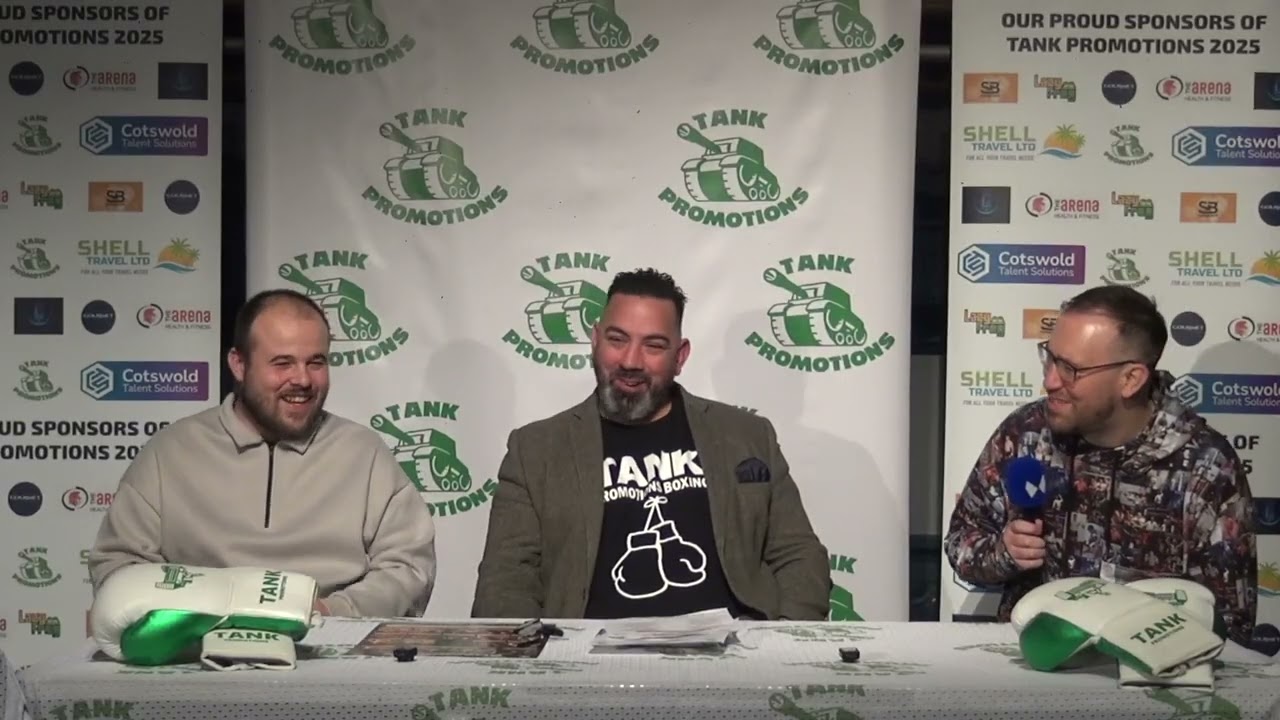 Tank Promotions Press Conference Callum Wells Vs Ben Fitch