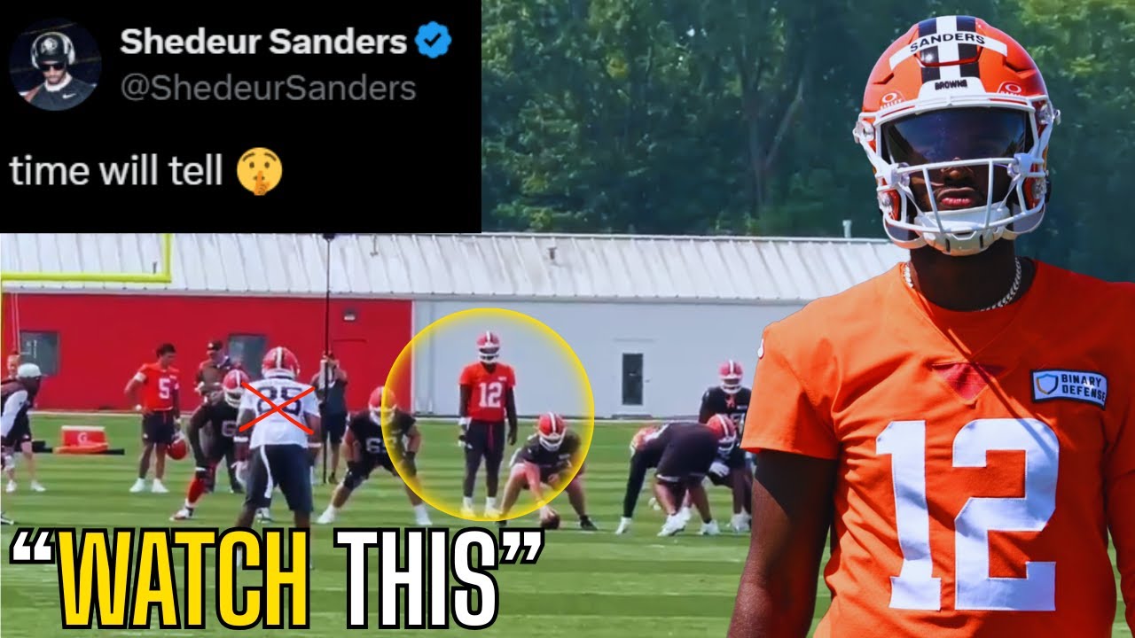 SHEDEUR SANDERS Is LOCKED In & OUTWORKING Everyone For Browns Training Camp...