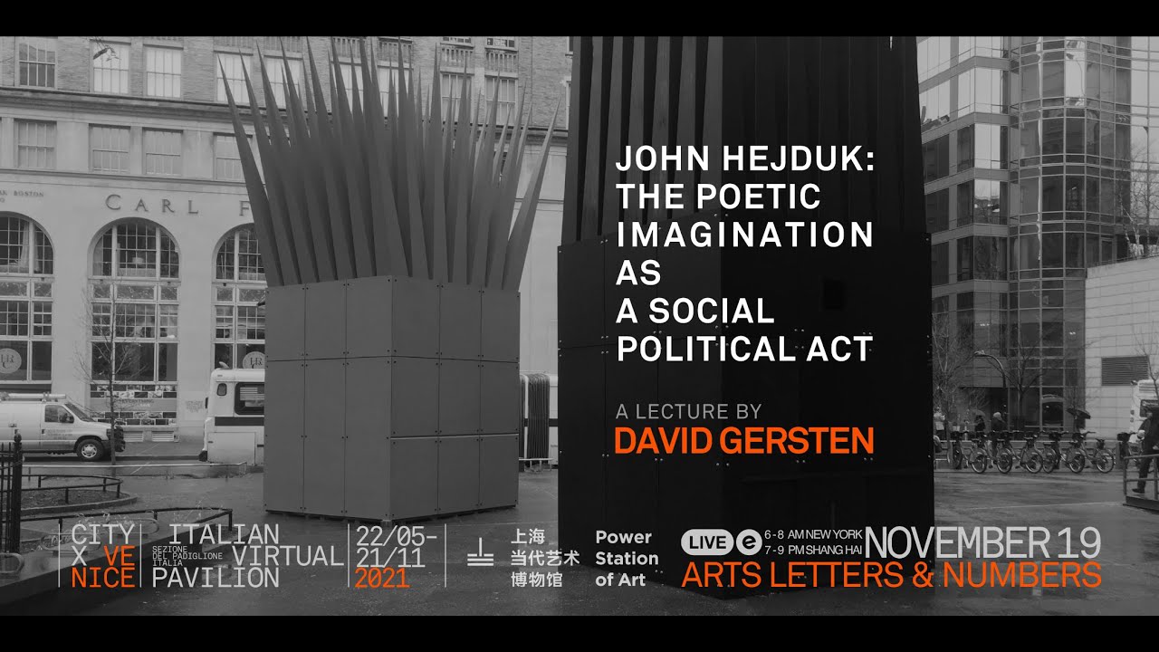 John Hejduk: The Poetic Imagination as a Social Political Act