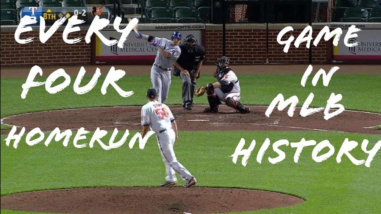 Every Recorded Instance Of A 4 Home Run Game In MLB History
