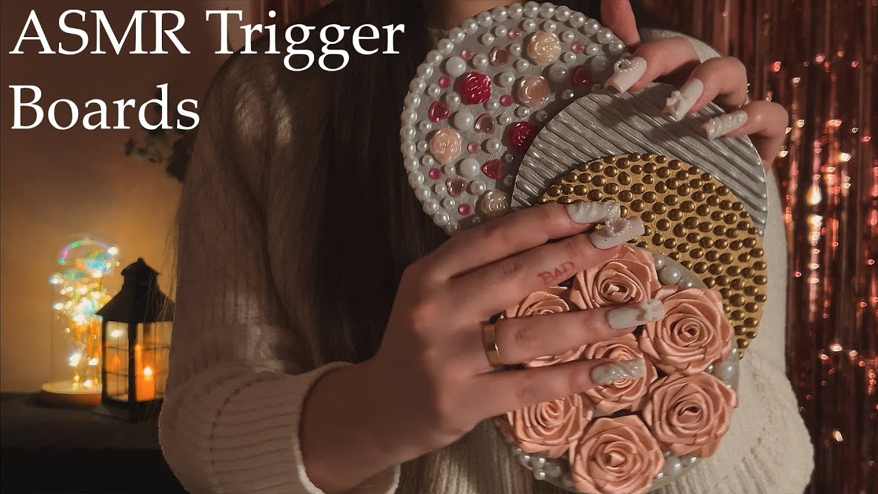 ASMR Trigger Boards | Tapping, Scratching, No Talking