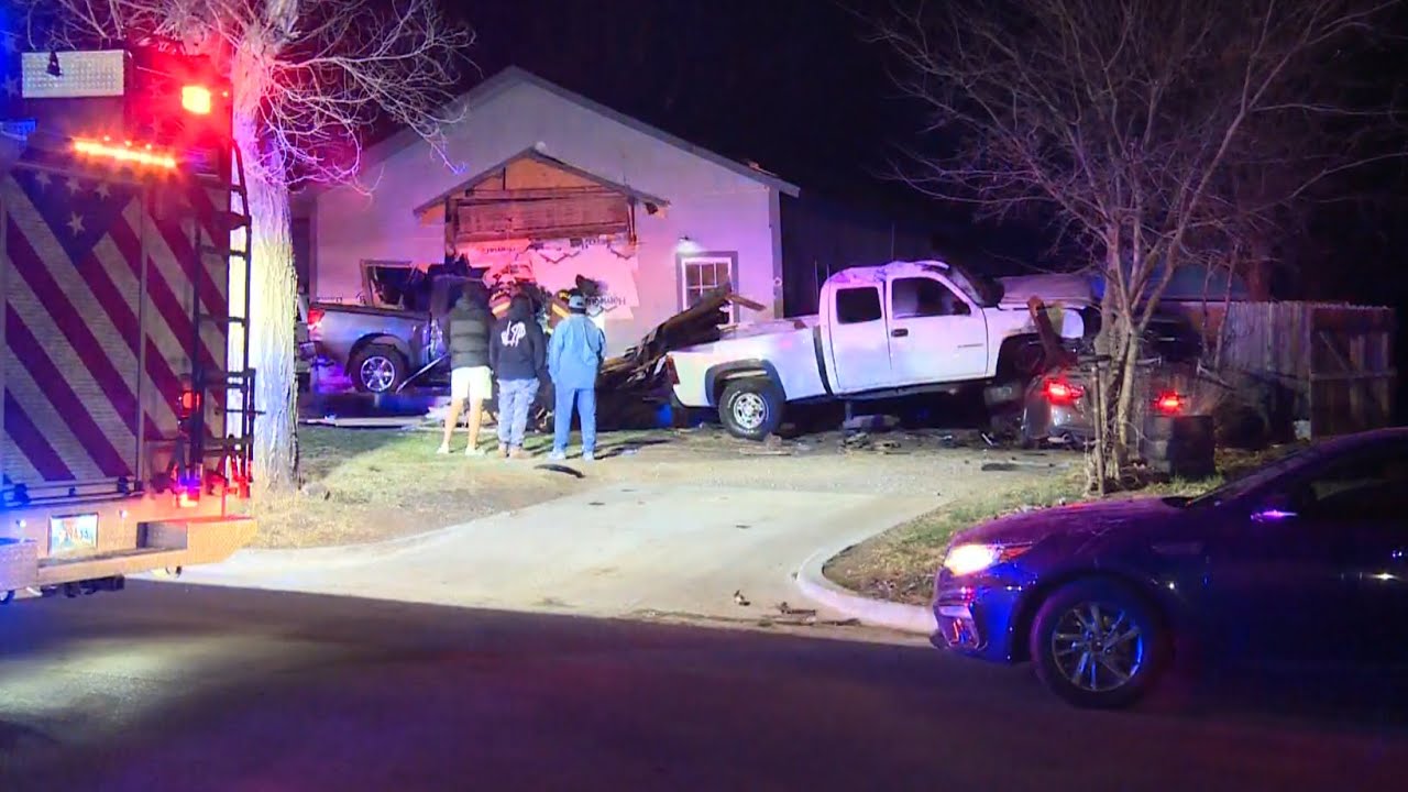 'It was just so scary': Driver takes off after truck slams into southwest OKC home